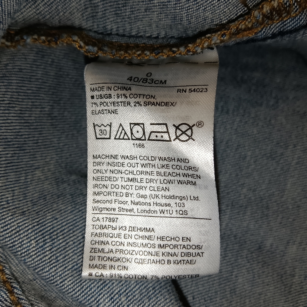 Banana Republic Denim Skirt size 0 - Picture 4 of 6